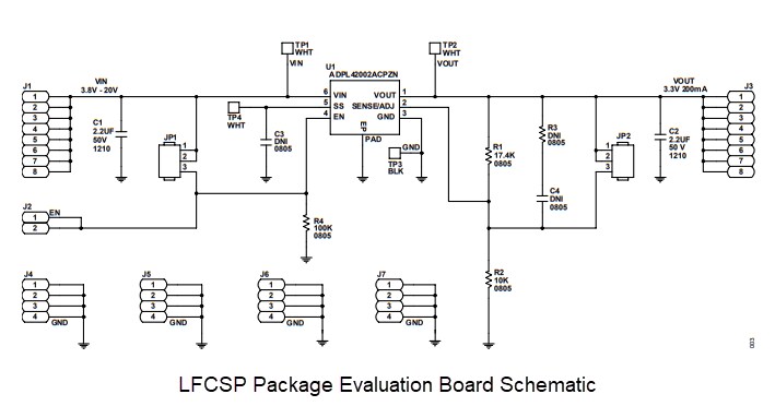 Schematic - Analog Devices Inc. EVAL-ADPL42002 Evaluation Boards